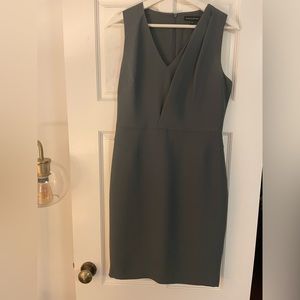 Banana Republic Gray Silky Sheath Dress - Size 6 - Never Worn, No Tags